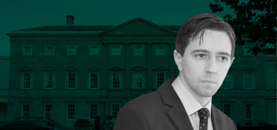 image of irish government buildings simon harris minister for health
